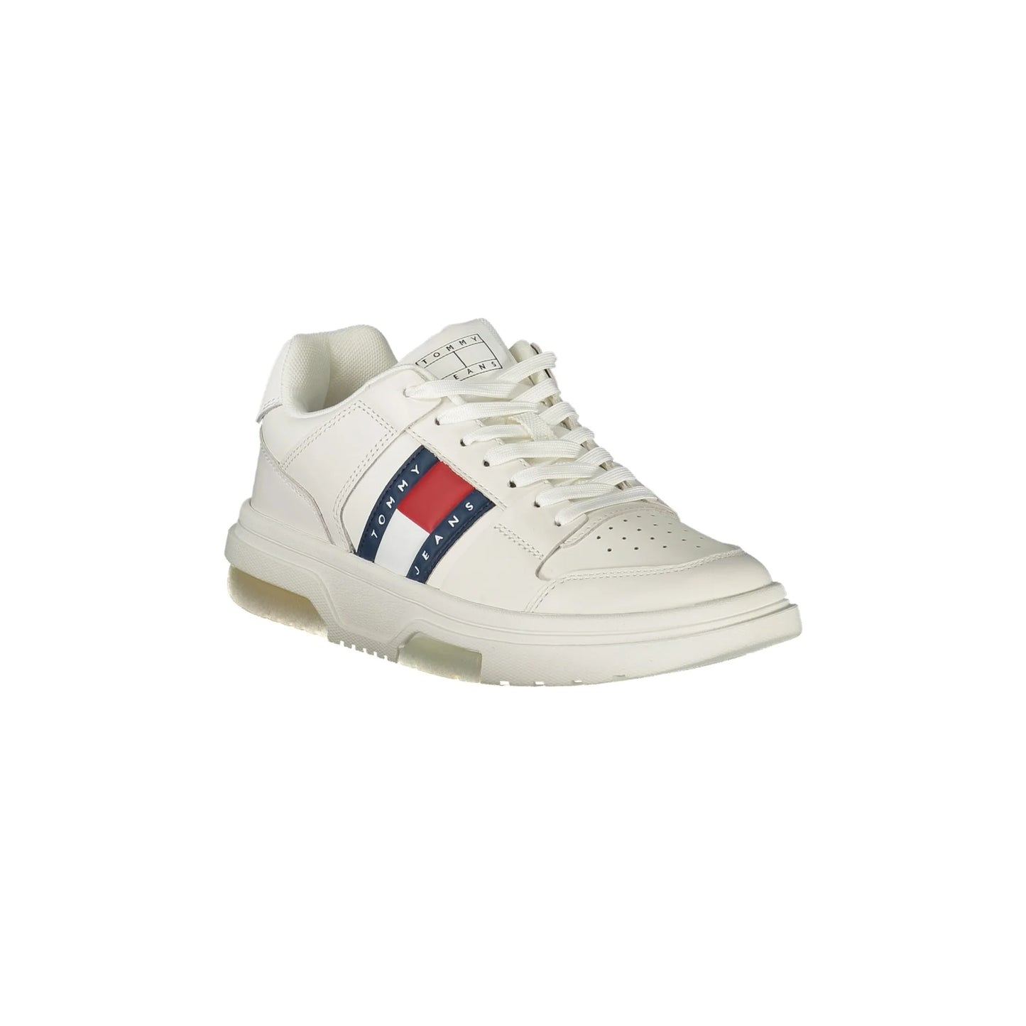 TOMMY HILFIGER Scarpe Sneakers Donna Bianche con Dettagli a Contrasto bianco - vista 2