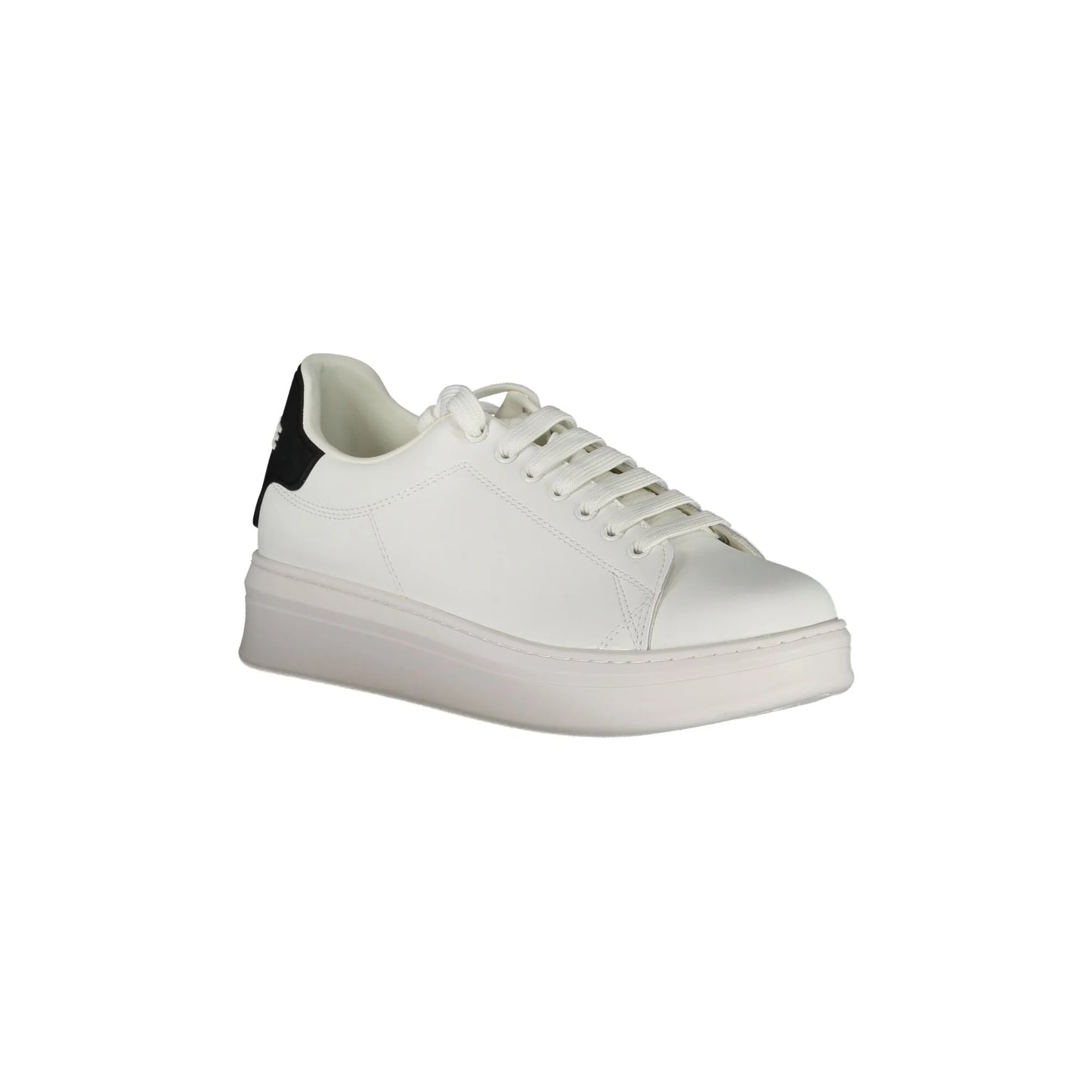 GAELLE PARIS Scarpe Sneakers Uomo Bianche con Dettagli a Contrasto bianco - vista 2