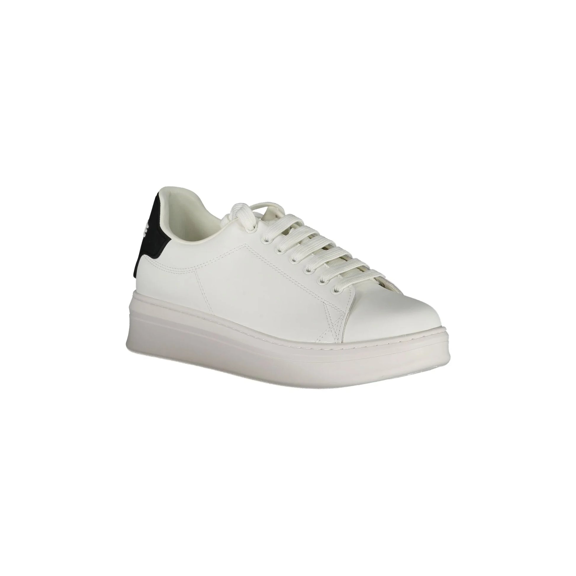 GAELLE PARIS Scarpe Sneakers Uomo Bianche con Dettagli a Contrasto bianco - vista 2