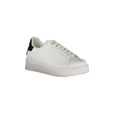 GAELLE PARIS Scarpe Sneakers Uomo Bianche con Dettagli a Contrasto bianco - vista 2
