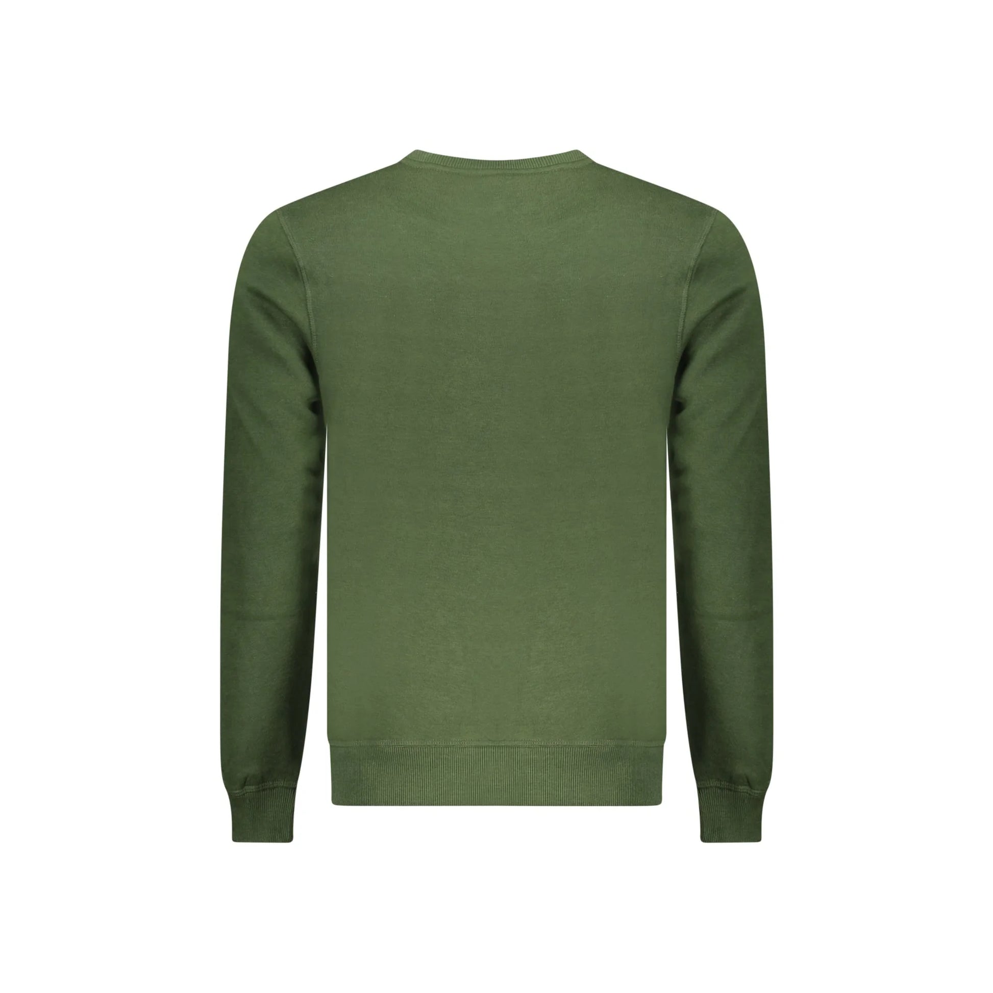 U.S. Grand Felpa Uomo Verde Girocollo Felpata Logo Felpe - vista 2