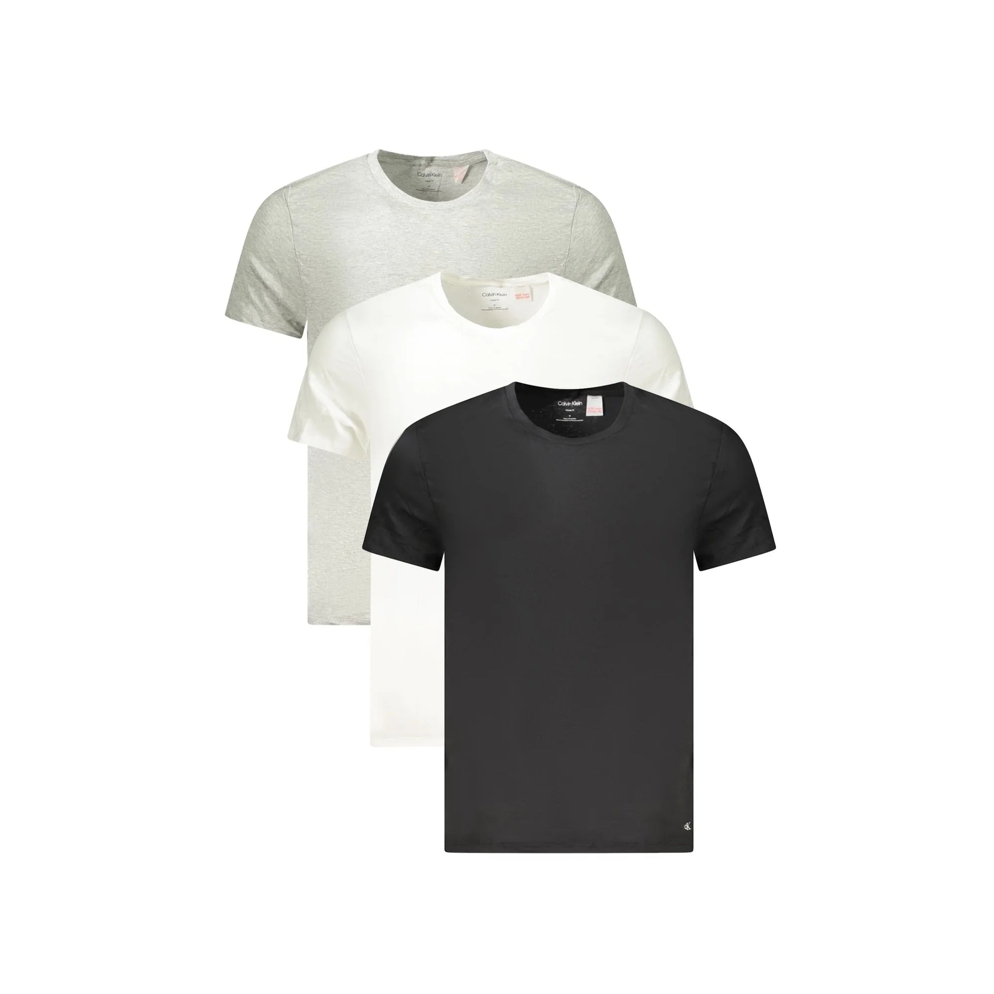 CALVIN KLEIN T-SHIRT MANICHE CORTE UOMO GRIGIO