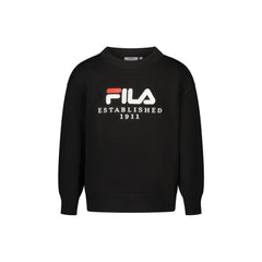 Fila Sweatshirt Lange Ærmer Unisex Sort Broderi Logo