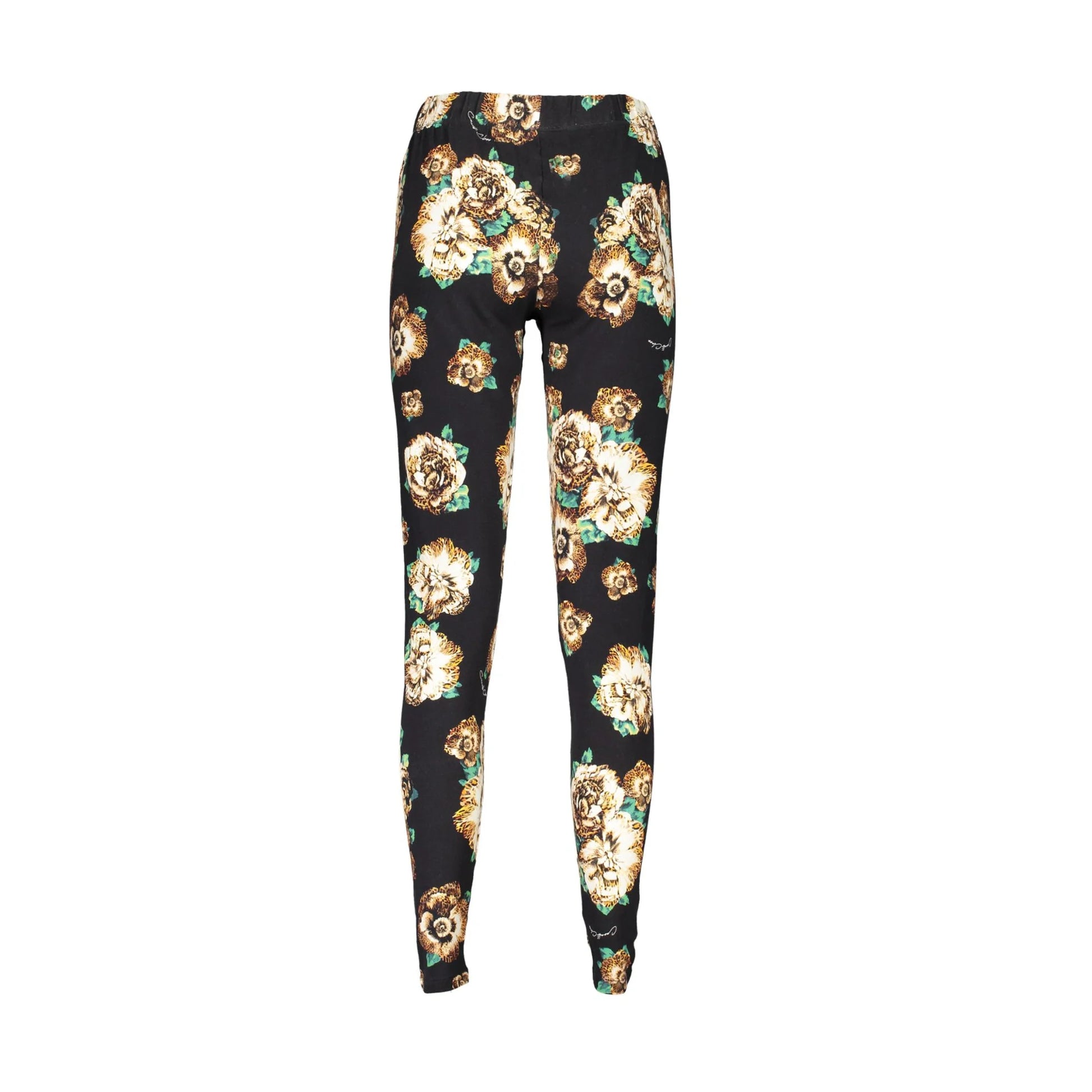 Cavalli Class Pantaloni Leggins Donna Nero Stampa Logo - vista 2