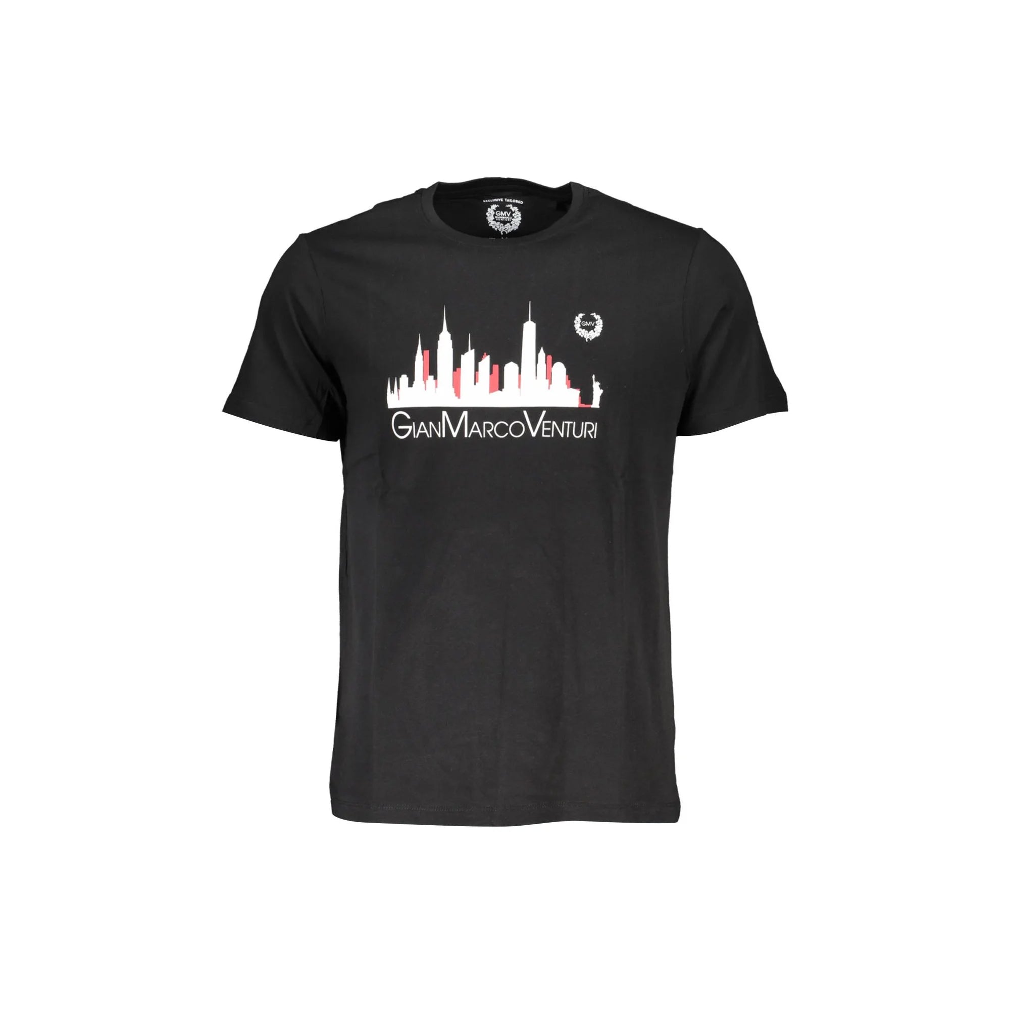 GIAN MARCO VENTURI T-SHIRT MANICHE CORTE UOMO NERO