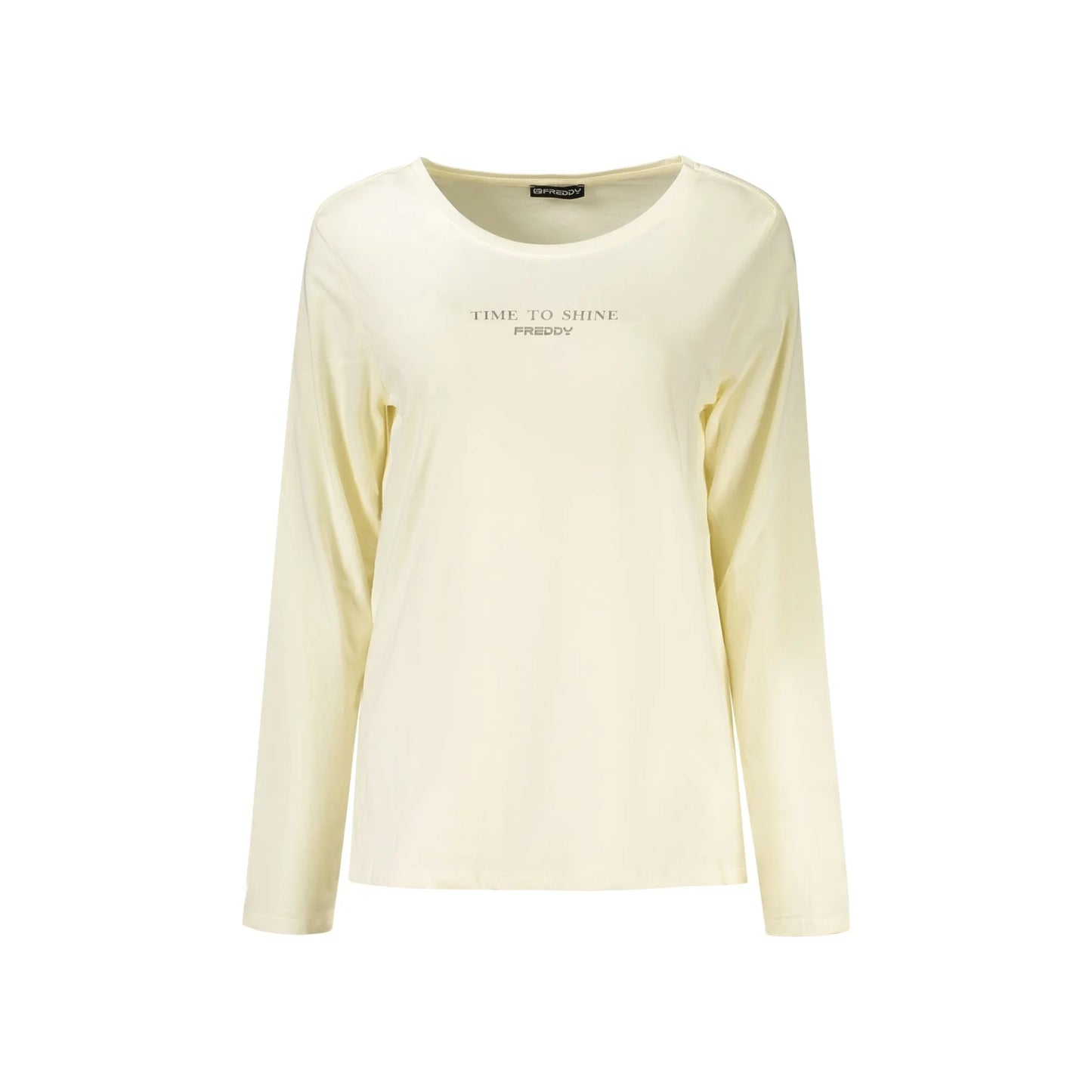 Freddy T-Shirt Maniche Lunghe Donna Bianca Stampa Bianco - foto prodotto