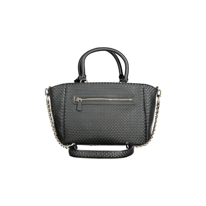 Guess Jeans Borsa a Tracolla Donna Nera Logo Borse nero - vista 2