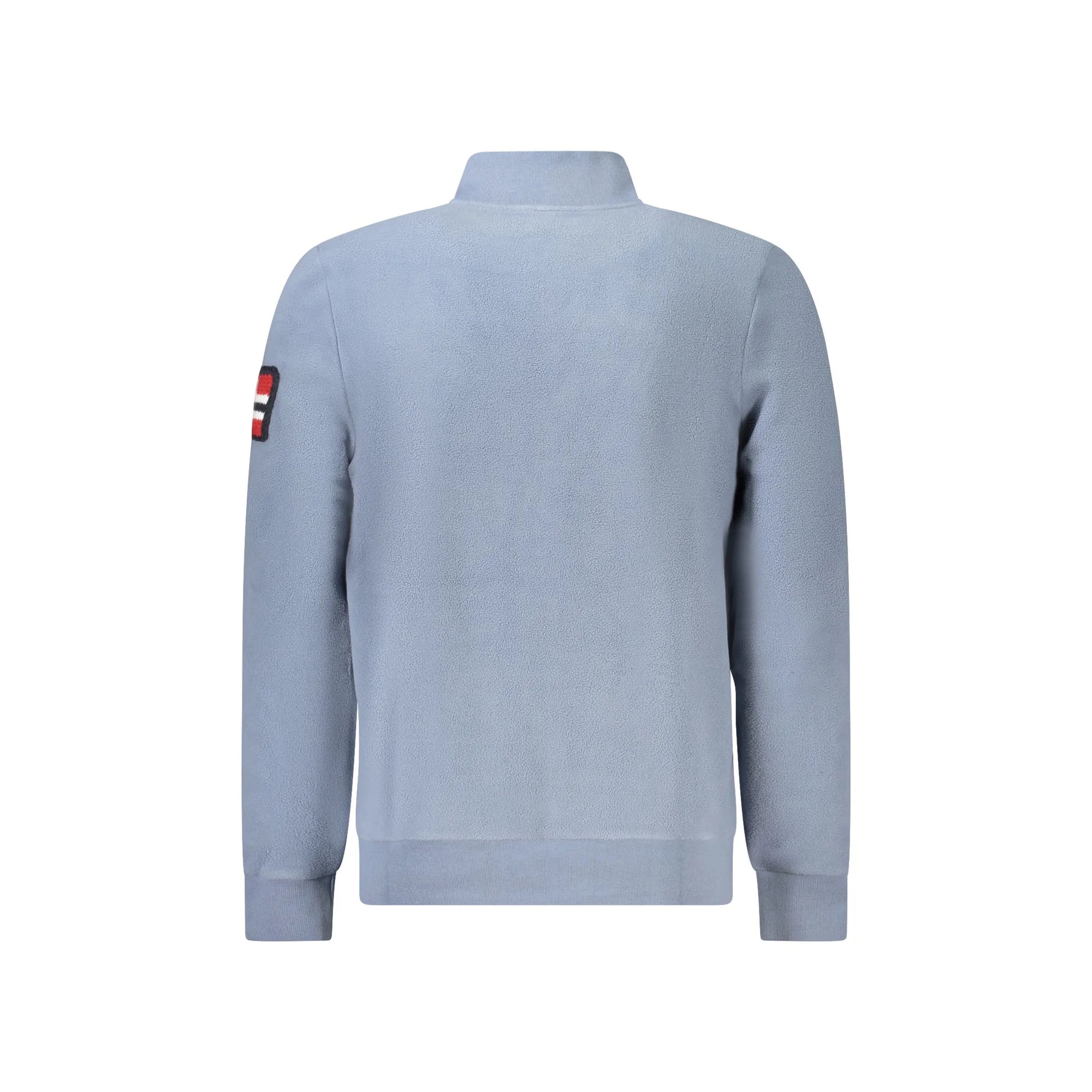 NORWAY 1963 FELPA CON ZIP UOMO BLU