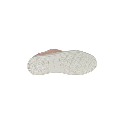 CALVIN KLEIN Scarpe Sneakers Donna Rosa con Dettagli a Contrasto - vista 2