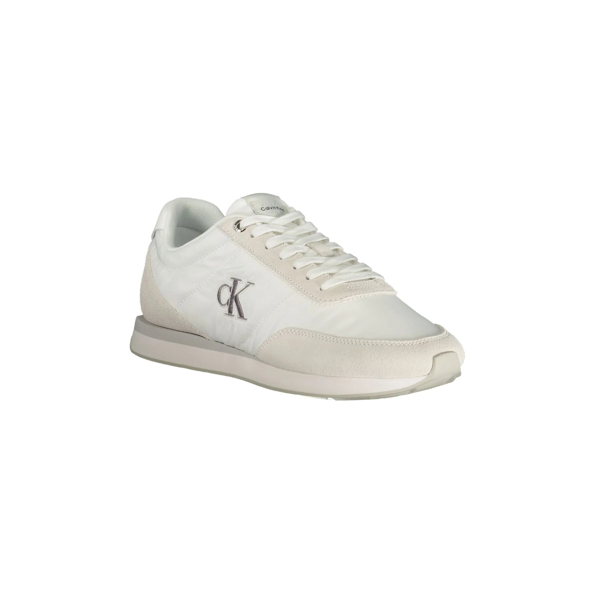 Calvin Klein Sneakers Uomo Bianche con Dettagli Grigi bianco - vista 2