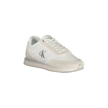 Calvin Klein Sneakers Uomo Bianche con Dettagli Grigi bianco - vista 2