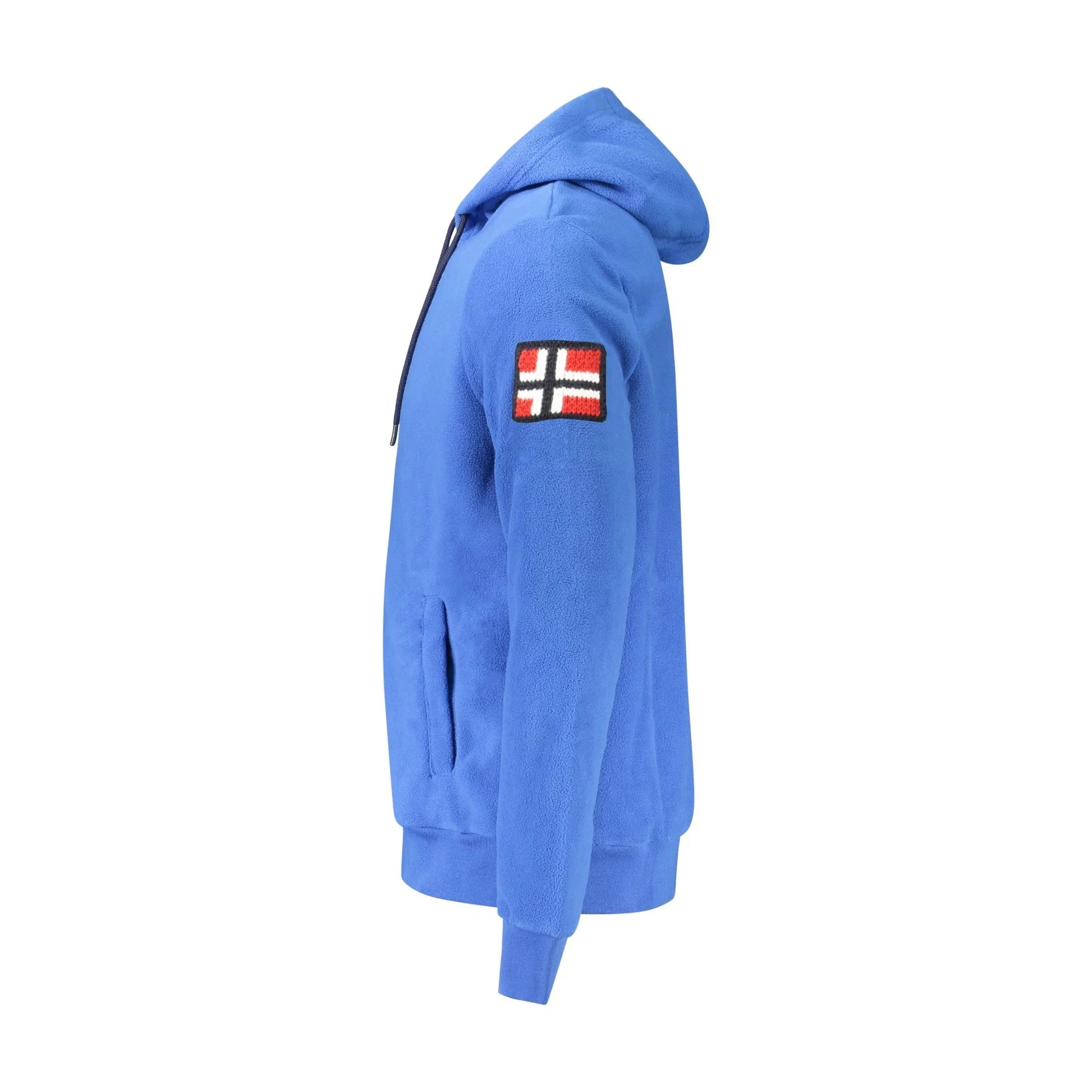 NORWAY 1963 FELPA CON ZIP UOMO BLU