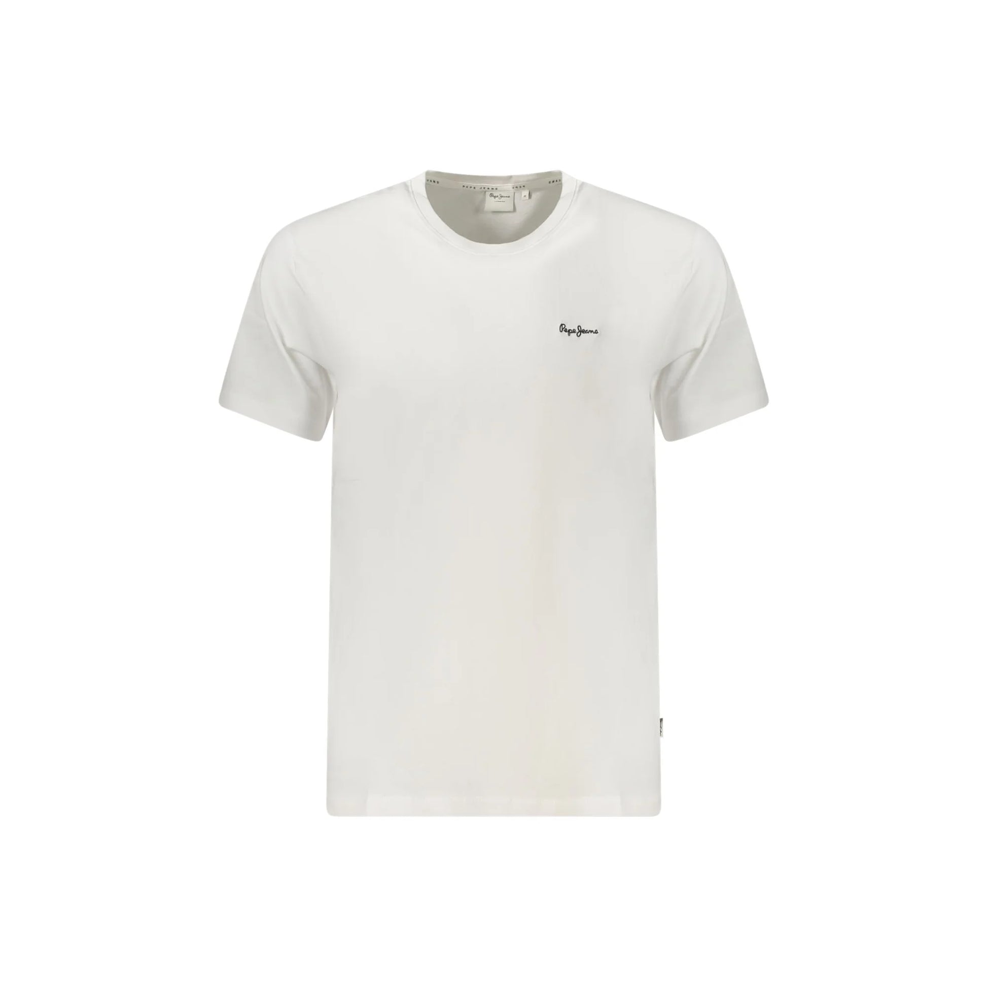 Pepe Jeans T-Shirt Maniche Corte Uomo Bianca Ricamo Bianco - foto prodotto