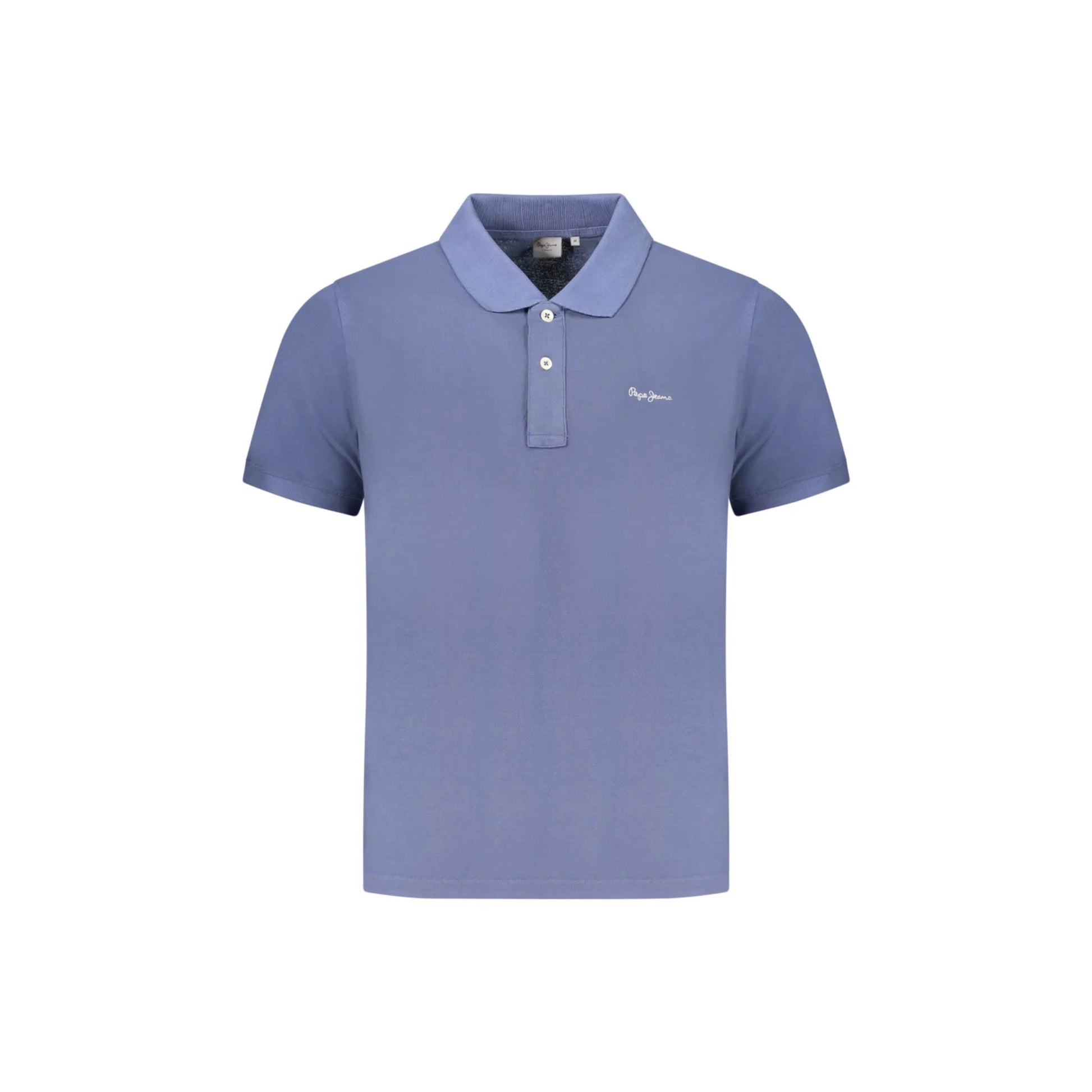 PEPE JEANS POLO MANICHE CORTE UOMO BLU
