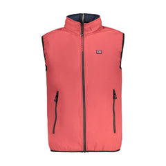 Norway 1963 Giubbotto Smanicato Uomo Rosso Zip Logo