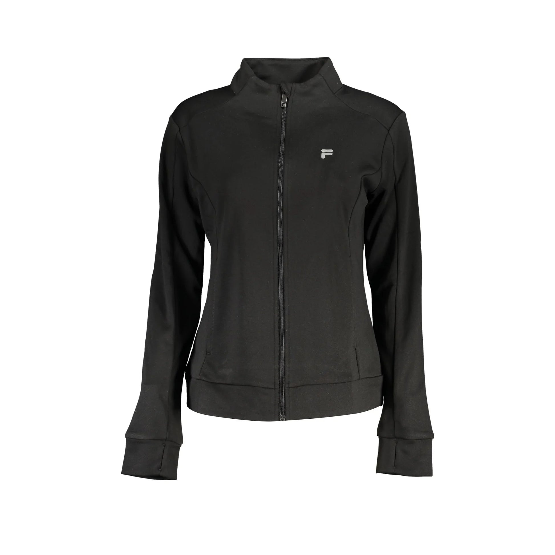 Fila Felpa Maniche Lunghe Donna Nera Zip Felpe Nero - foto prodotto