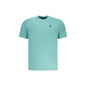 North Sails T-Shirt Uomo Azzurra Girocollo Cotone Logo Azzurro - foto prodotto
