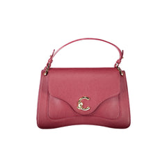 Coccinelle Sac à Bandoulière en Cuir Femme Violet Logo