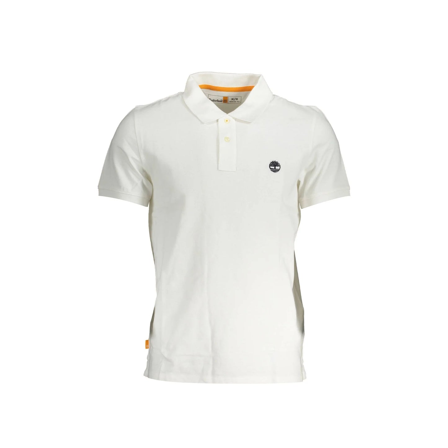 Timberland Polo Maniche Corte Uomo Bianca Ricamo Bianco - foto prodotto