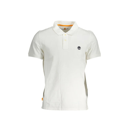 Timberland Polo Maniche Corte Uomo Bianca Ricamo Bianco - foto prodotto