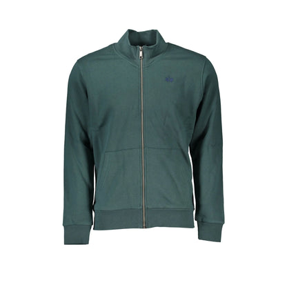 La Martina Felpa Uomo Verde Zip Regular Fit Felpata Logo Felpe - foto prodotto