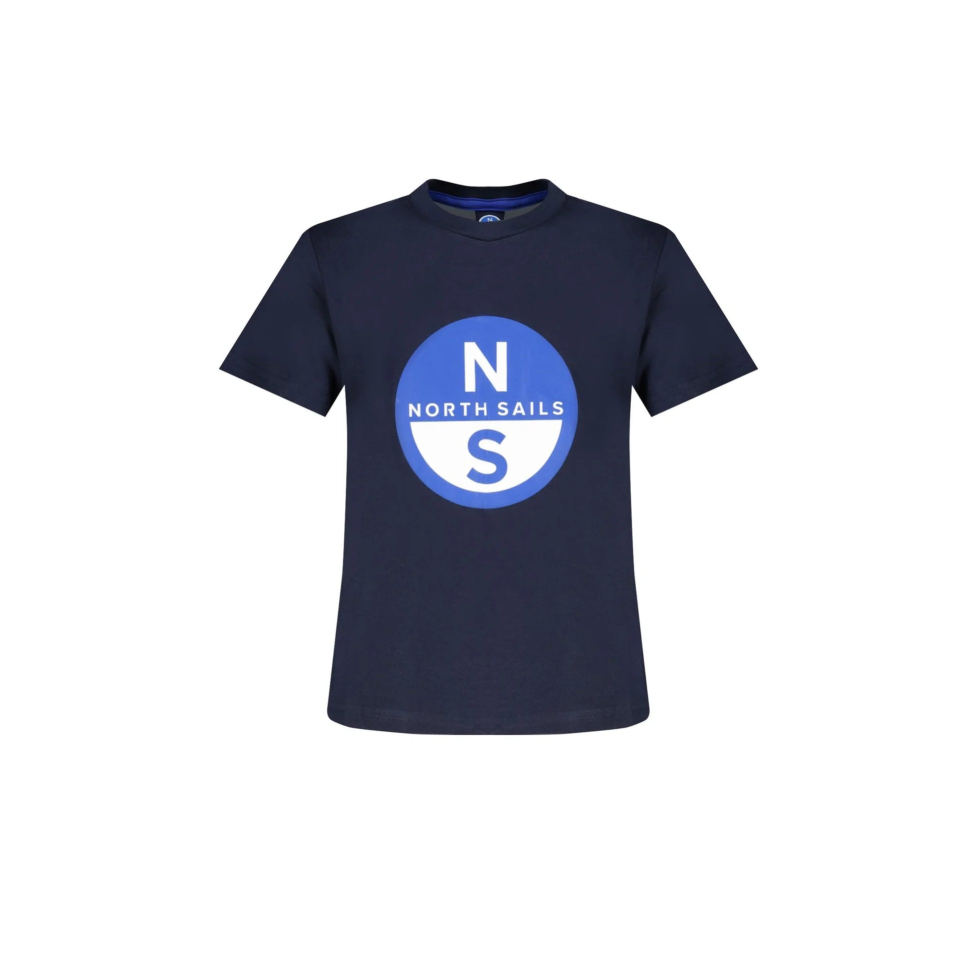 North Sails T-Shirt Maniche Corte Bambino Blu Stampa Logo - foto prodotto