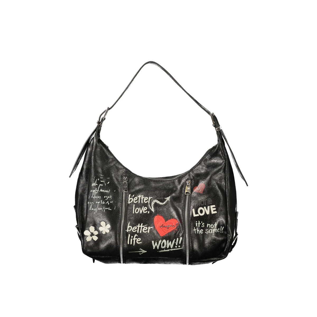 DESIGUAL BORSA DONNA NERO