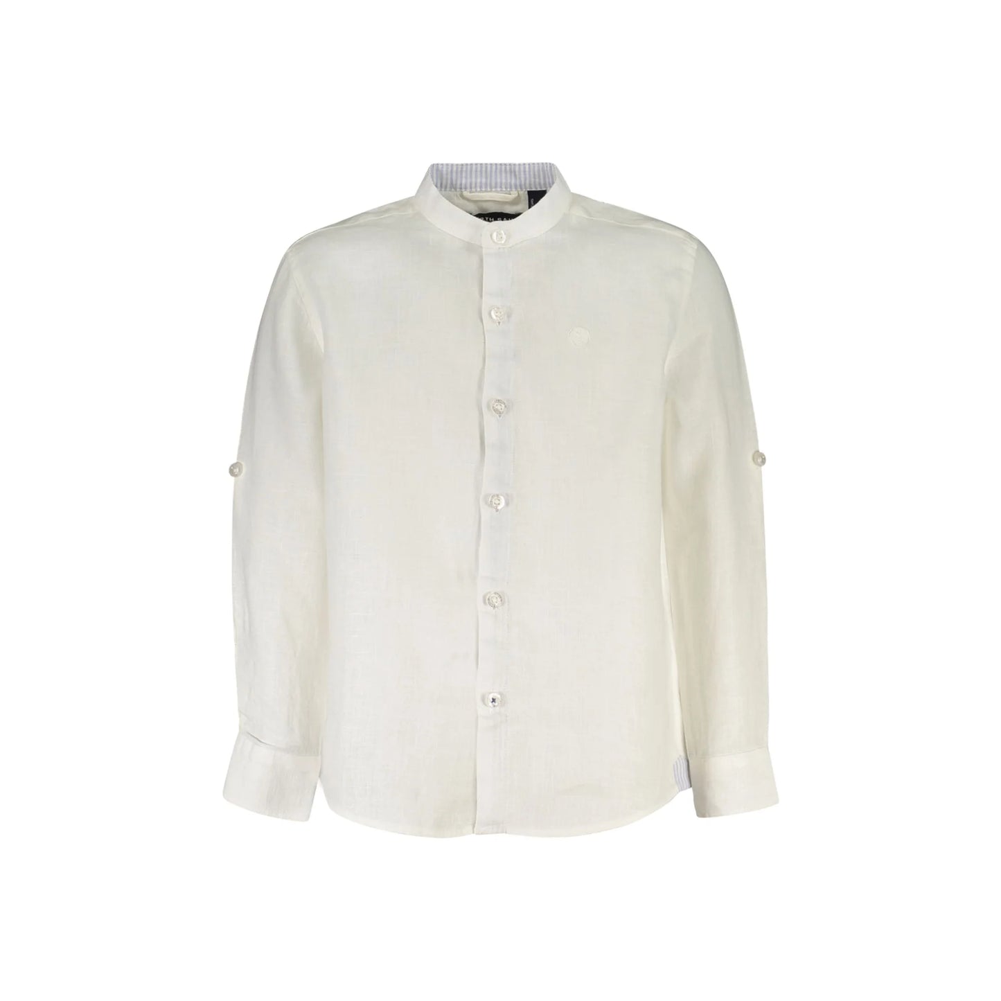 North Sails Camicia Maniche Lunghe Bambino Bianca Ricamo Camicie Bianco - foto prodotto