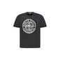 North Sails T-Shirt Maniche Corte Uomo Nera Stampa Logo Nero - foto prodotto