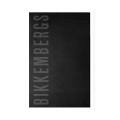 Bikkembergs Telo Mare Uomo Nero Ricamo