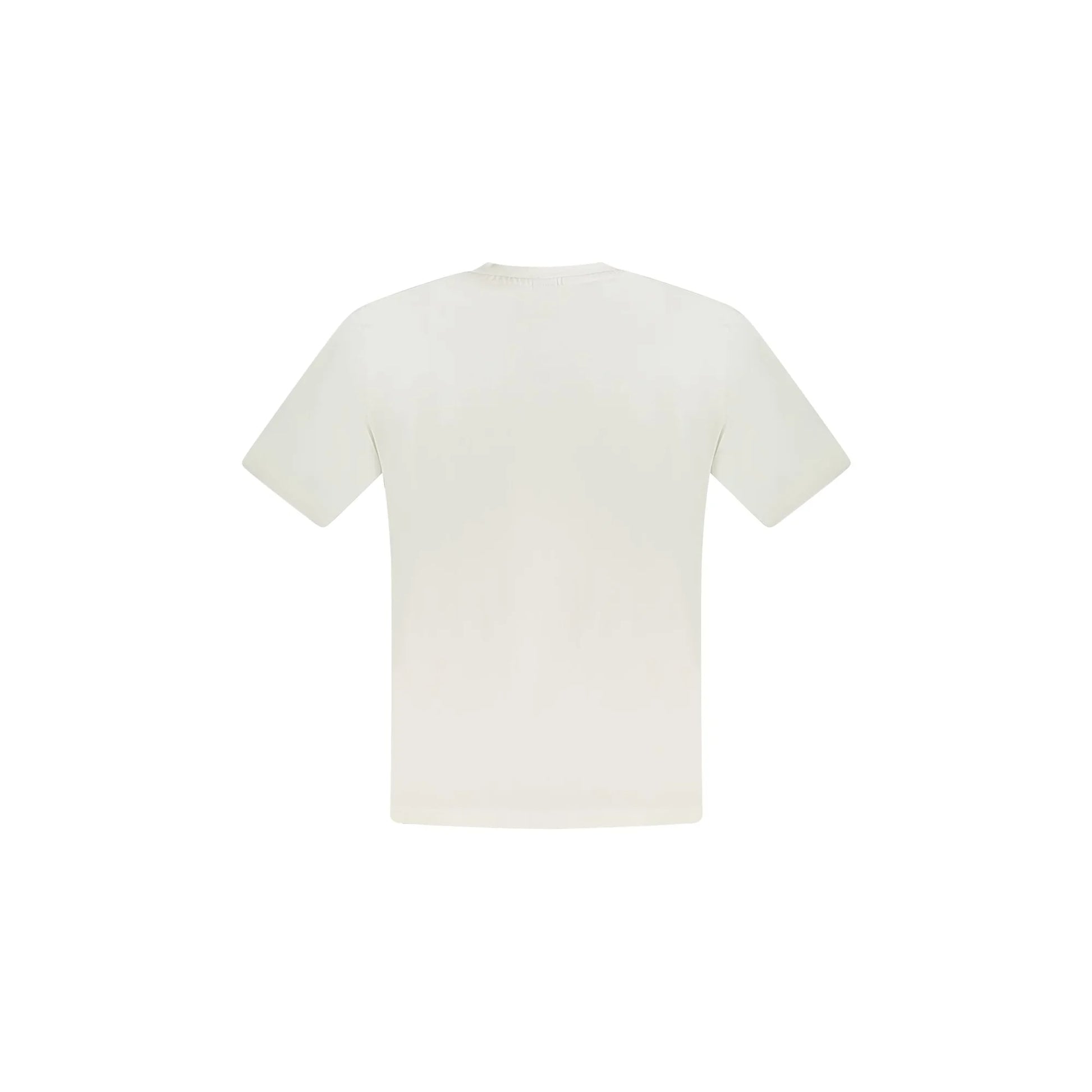 North Sails T-Shirt Uomo Bianca Girocollo Cotone Stampa Logo bianco - vista 2