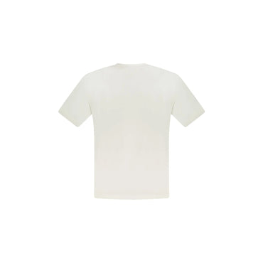 North Sails T-Shirt Uomo Bianca Girocollo Cotone Stampa Logo bianco - vista 2