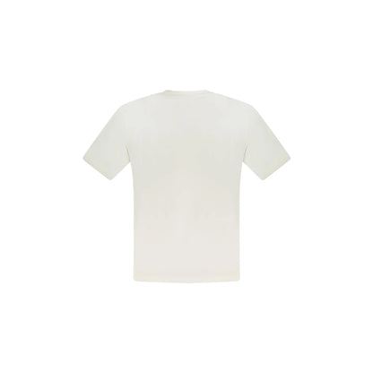 North Sails T-Shirt Uomo Bianca Girocollo Cotone Stampa Logo bianco - vista 2