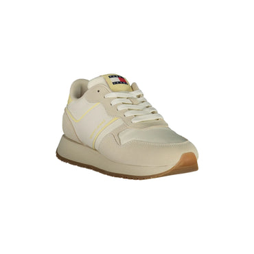 TOMMY HILFIGER Calzatura Sportiva Donna Beige con Plantare Removibile e Stampa Sneakers - vista 2