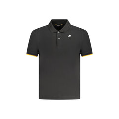K-Way Polo Maniche Corte Uomo Nera Logo