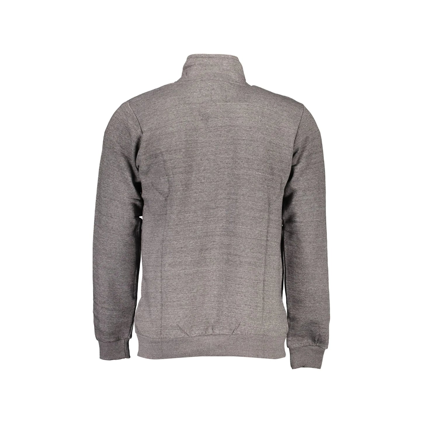 Gian Marco Venturi Felpa Uomo Grigio Zip Logo Felpe - vista 2