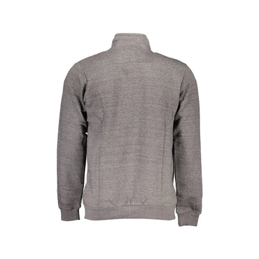 Gian Marco Venturi Felpa Uomo Grigio Zip Logo Felpe - vista 2