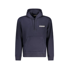 Napapijri Sudadera de Manga Larga Hombre Azul Estampado