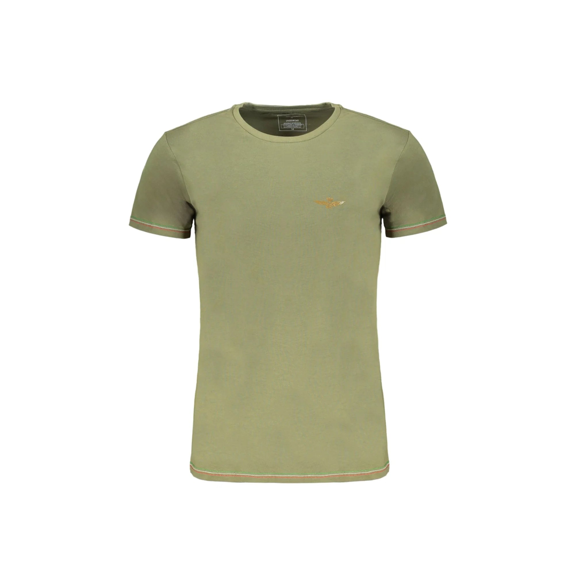 AERONAUTICA MILITARE T-SHIRT MANICHE CORTE UOMO VERDE