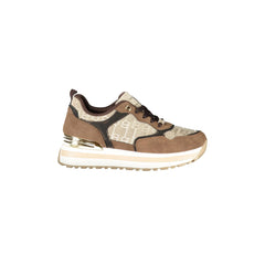 LAURA BIAGIOTTI Sneakers Donna Marroni con Lacci e Plateau 3 cm