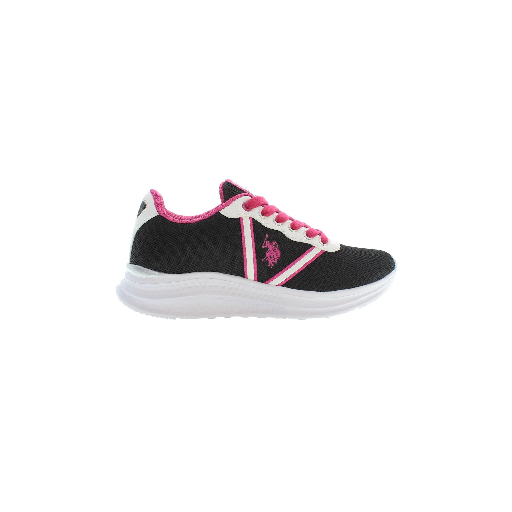U.S. Polo Best Price Sneakers Donna Nere Dettagli a Contrasto Nero - foto prodotto