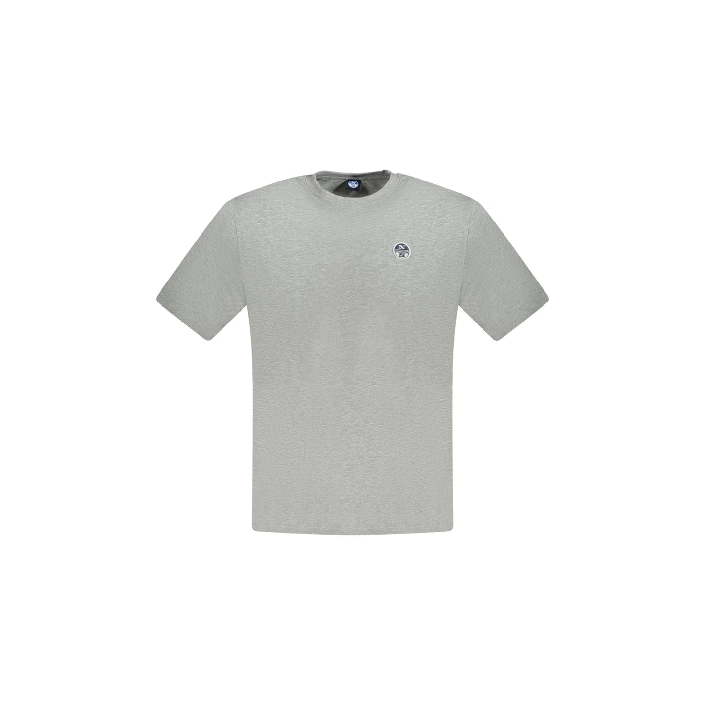 North Sails T-Shirt Maniche Corte Uomo Grigia Logo Grigio - foto prodotto