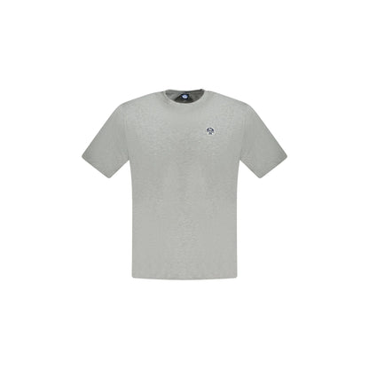 North Sails T-Shirt Maniche Corte Uomo Grigia Logo Grigio - foto prodotto
