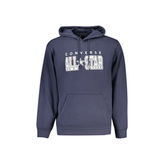 Converse Sweatshirt Manches Longues Homme Bleu Imprimé