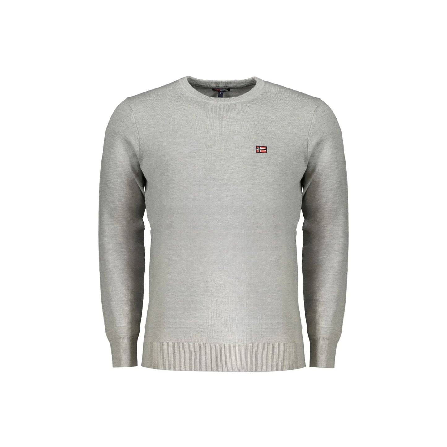 Norway 1963 Maglia Uomo Bianca Girocollo con Ricamo e Logo Maglie Grigio - foto prodotto