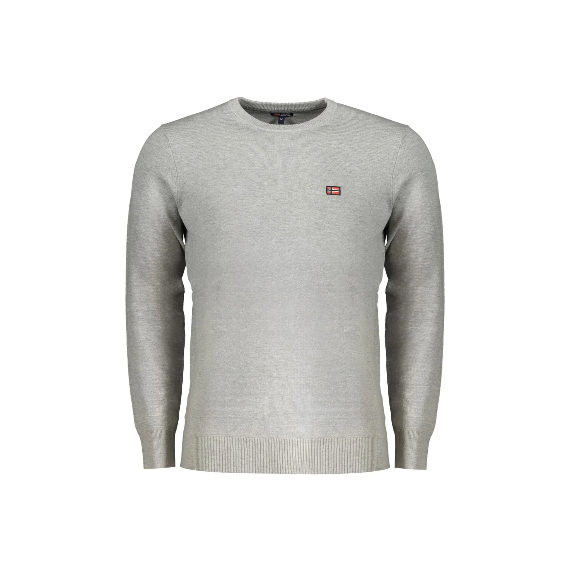 Norway 1963 Maglia Uomo Bianca Girocollo con Ricamo e Logo Maglie Grigio - foto prodotto