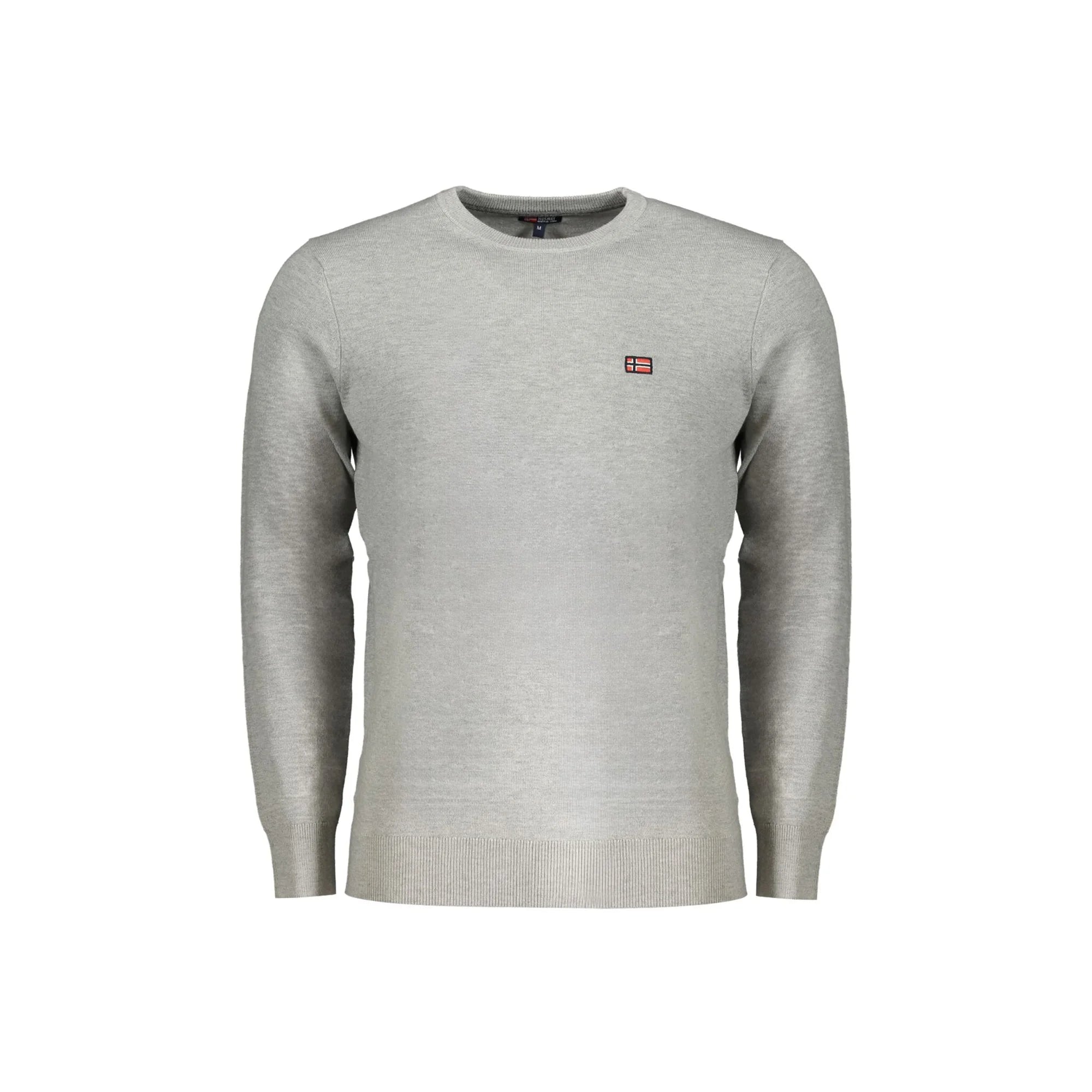 Norway 1963 Maglia Uomo Bianca Girocollo con Ricamo e Logo Maglie Grigio - foto prodotto