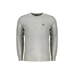 Norway 1963 Maglia Uomo Bianca Girocollo con Ricamo e Logo