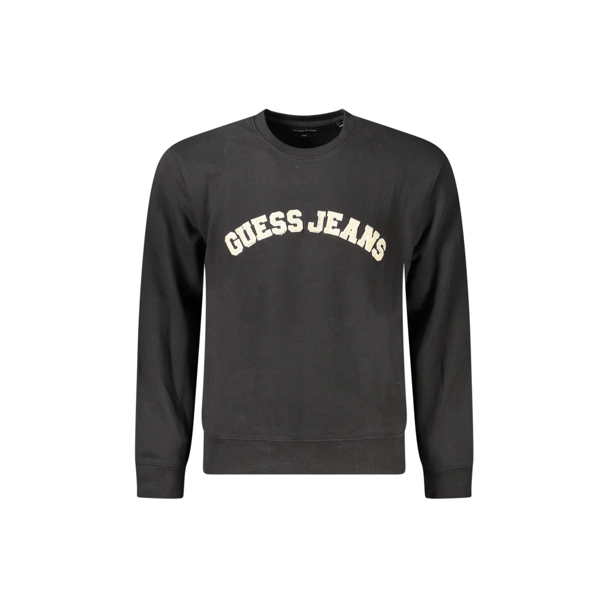 Guess Jeans Felpa Maniche Lunghe Uomo Nera Logo Felpe Nero - foto prodotto