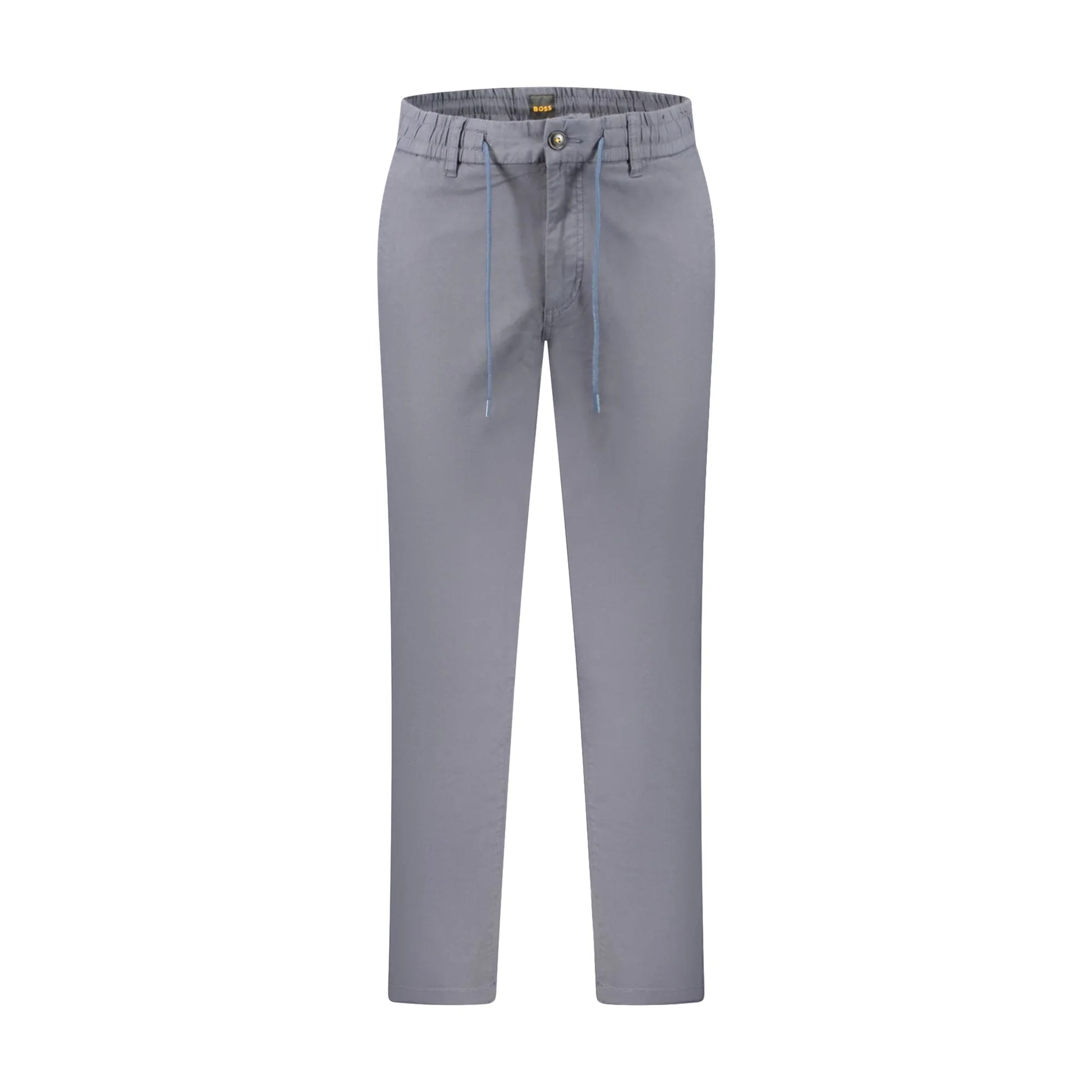 Boss Pantaloni Uomo Blu Tapered Fit Logo - foto prodotto
